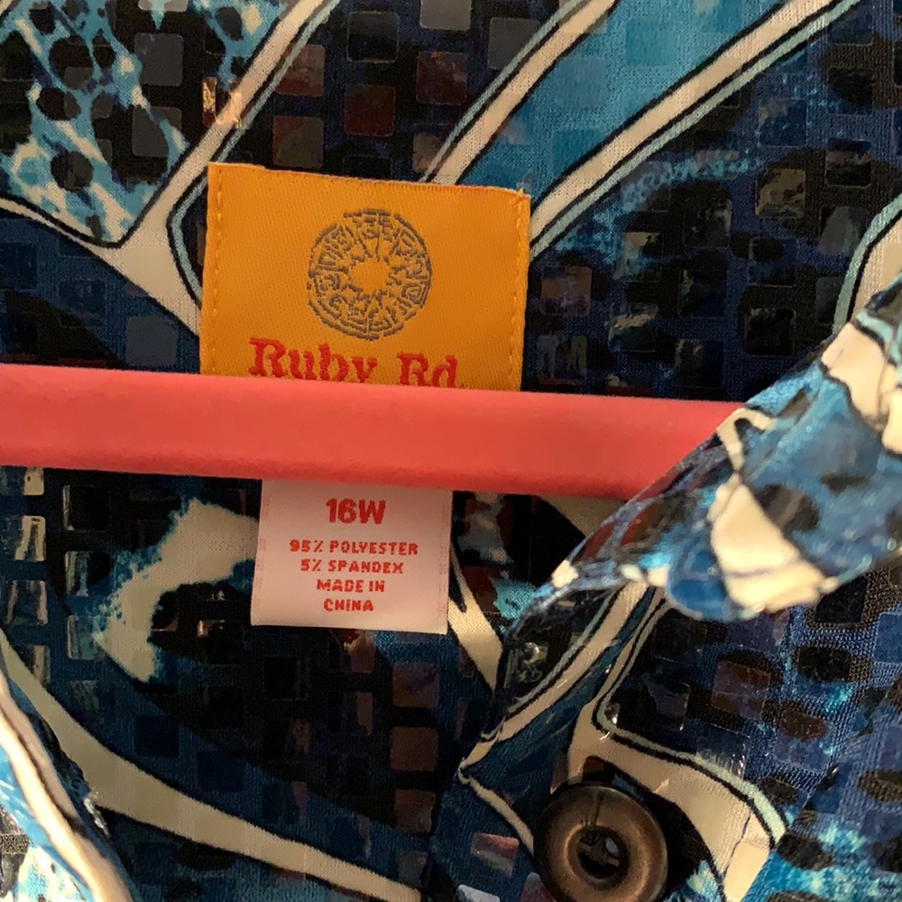 Ruby Red Gloss Embellished Jacket. Size 16. - image 2